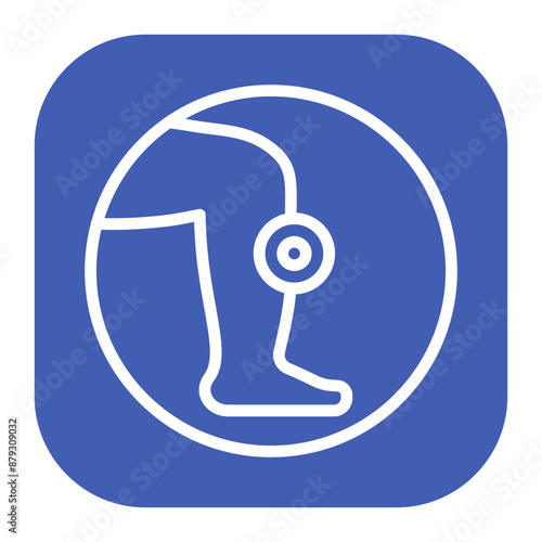 Stiffness icon vector image. Can be used for Body Ache.