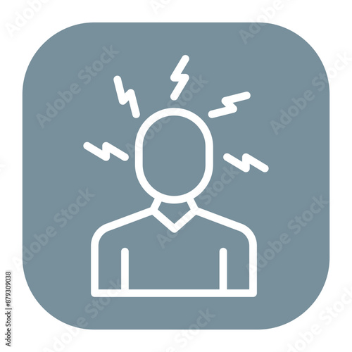 Strain icon vector image. Can be used for Body Ache.