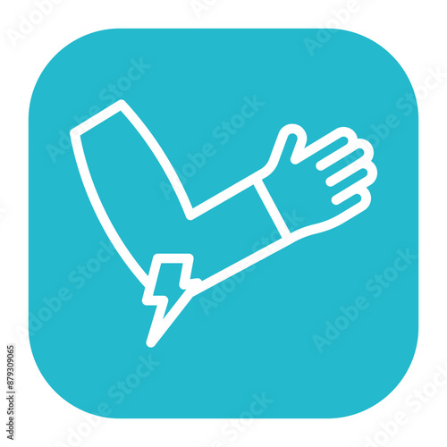 Tennis Elbow icon vector image. Can be used for Body Ache.
