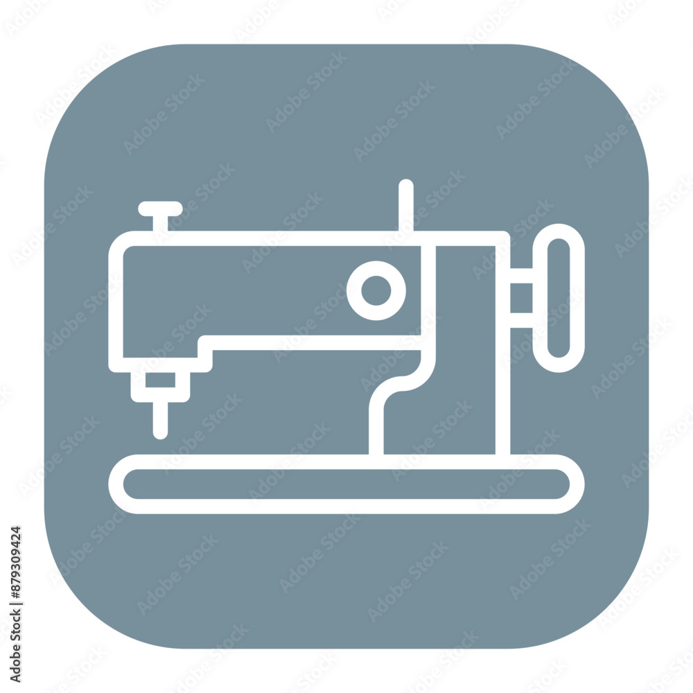 Sewing Machine icon vector image. Can be used for Crafting. Sewing Machine icon vector image. Can be used for Crafting.