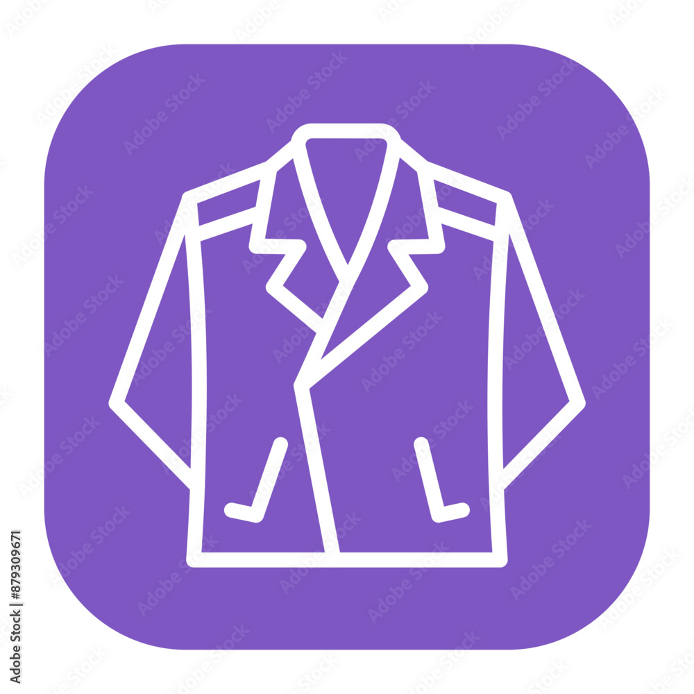 Leather Jacket icon vector image. Can be used for Rock and Roll.