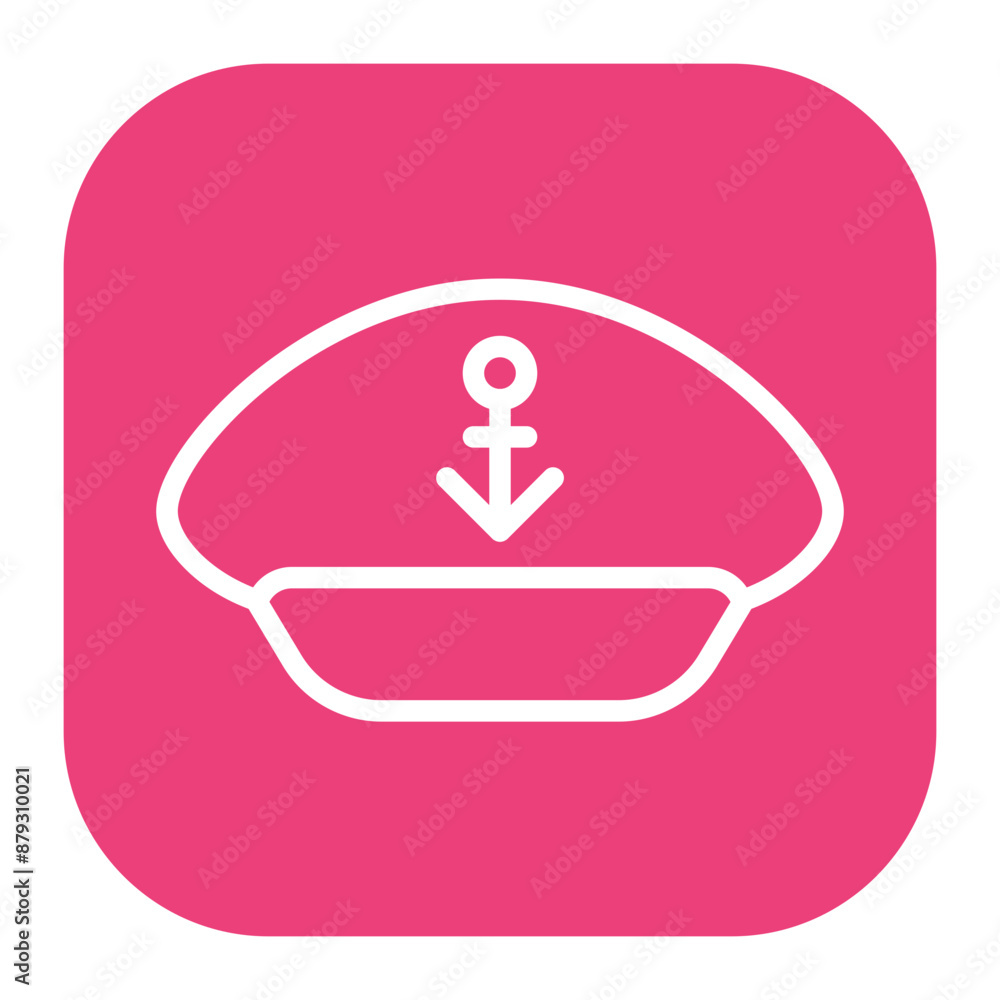 Cruise Hat icon vector image. Can be used for Cruiser. Cruise Hat icon vector image. Can be used for Cruiser.