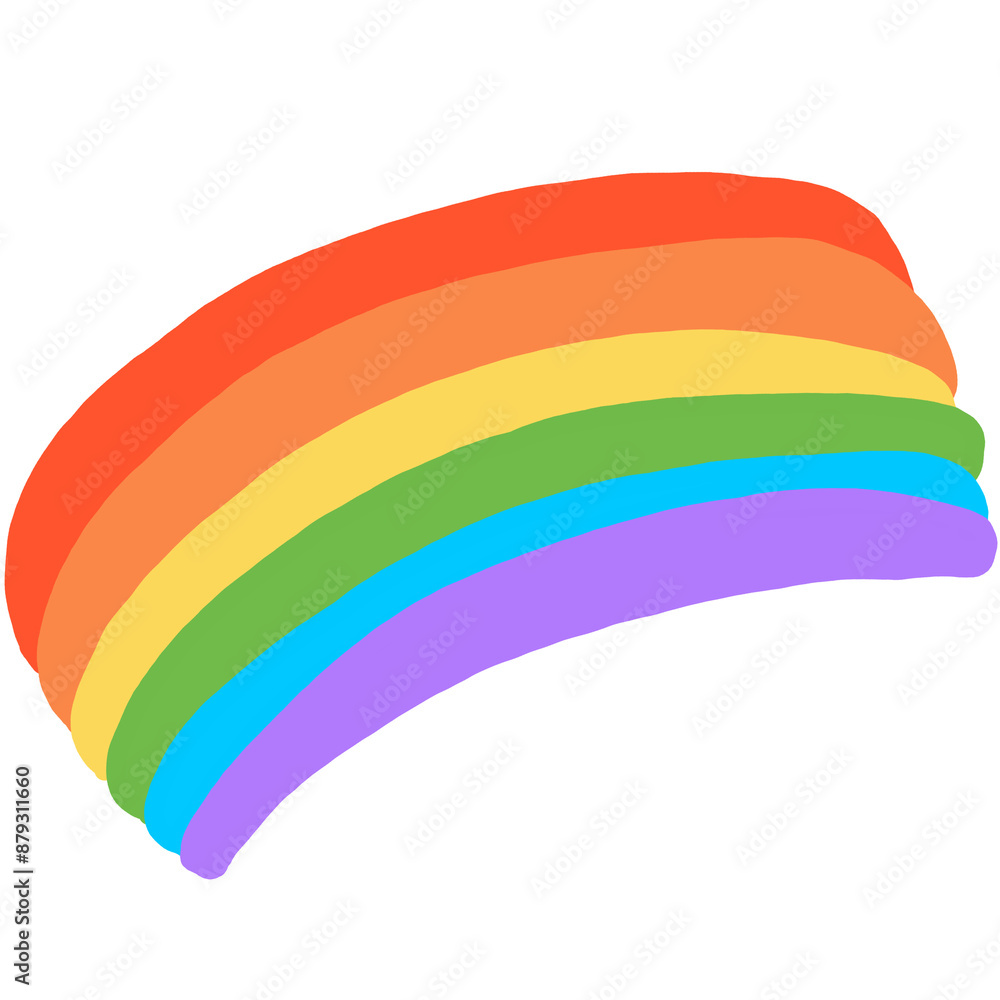 cute rainbow cartoon