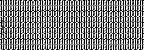 Black nuts on white Background, Illustration, vector, alternating overlapping, orderly arrangement background, black and white, banner, website.