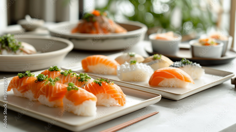 Delicious Japanese foods cuisine platter Delicious Japanese foods cuisine platter