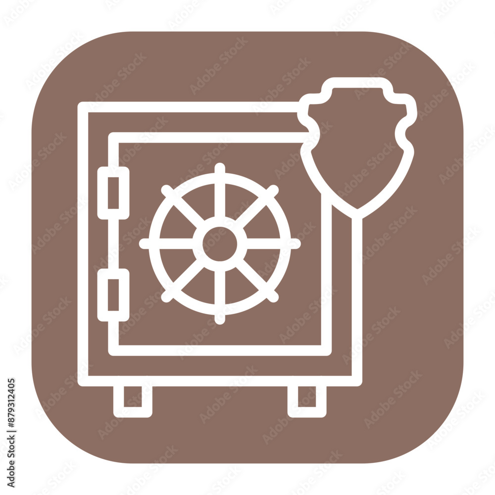 Cyber vault icon vector image. Can be used for Information Security. Cyber vault icon vector image. Can be used for Information Security.