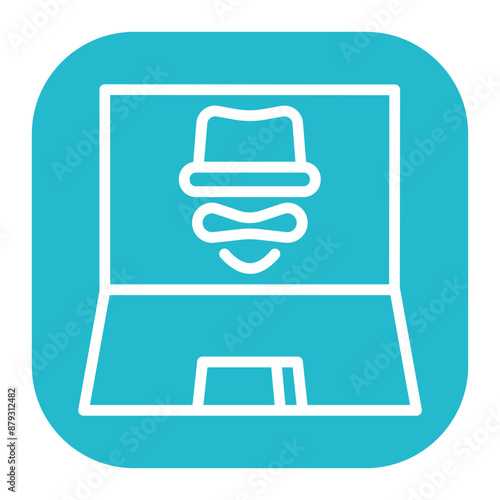 Hacker icon vector image. Can be used for Information Security.