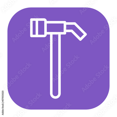 Hammer icon vector image. Can be used for Mining And Crafting.