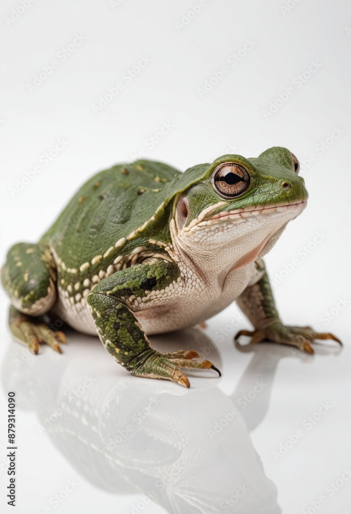 Fototapeta premium Reptiles, isolated on a white background in commercial photography