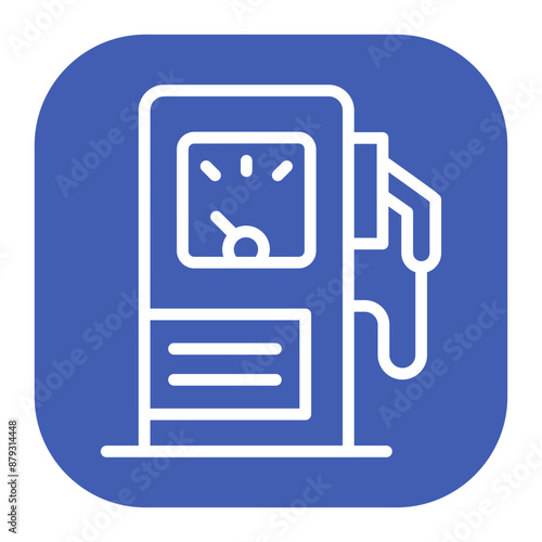 Gas Pump icon vector image. Can be used for Oil And Gas.
