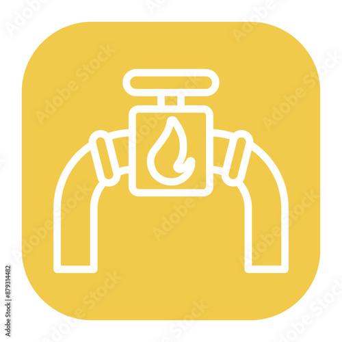 Natural Gas icon vector image. Can be used for Oil And Gas.