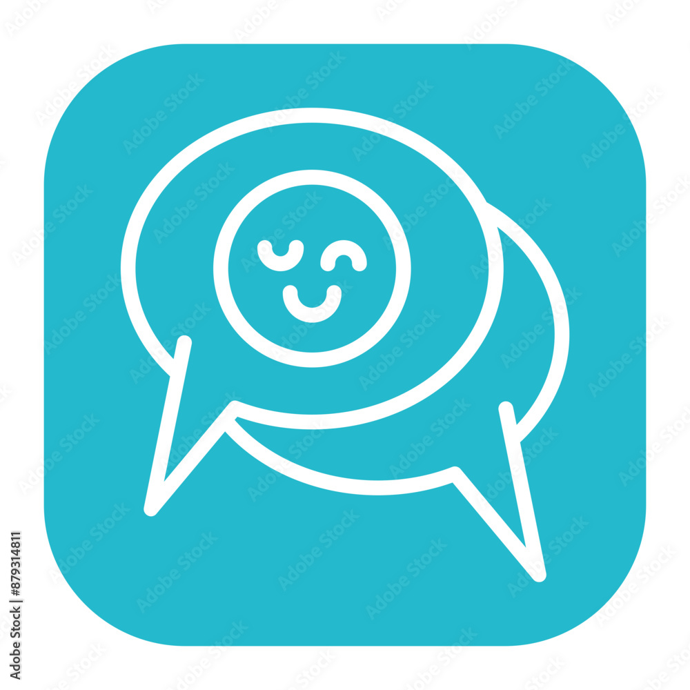 Chat Emoticons icon vector image. Can be used for Dating App. Chat Emoticons icon vector image. Can be used for Dating App.