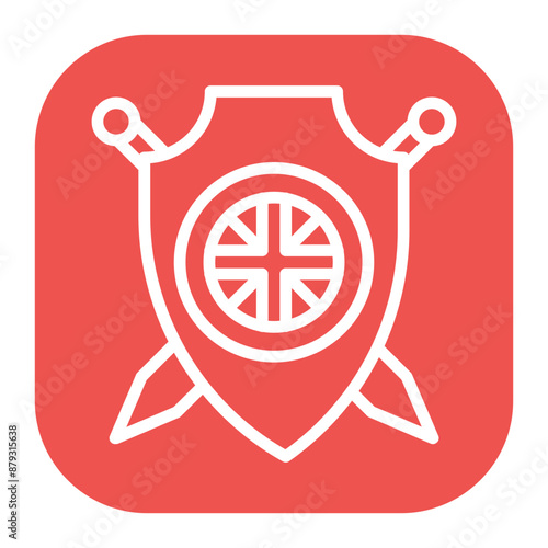 Kingdom Sentinel icon vector image. Can be used for Empire.