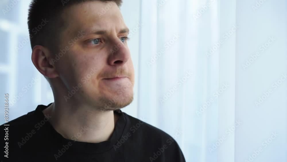 Habit of biting lips.
The man chews his lips.
The man is worried and that’s why he bites his lips Habit of biting lips.
The man chews his lips.
The man is worried and that’s why he bites his lips