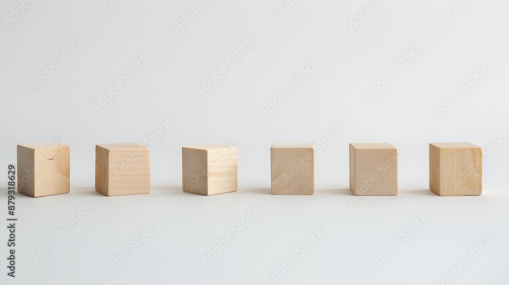 Evolution of Business: Wooden Boxes Illustrating a Cycle Evolution of Business: Wooden Boxes Illustrating a Cycle