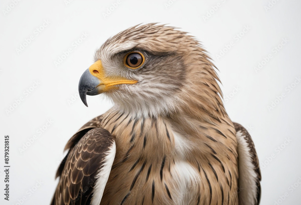Eagle, isolated on a white background in commercial photography Eagle, isolated on a white background in commercial photography
