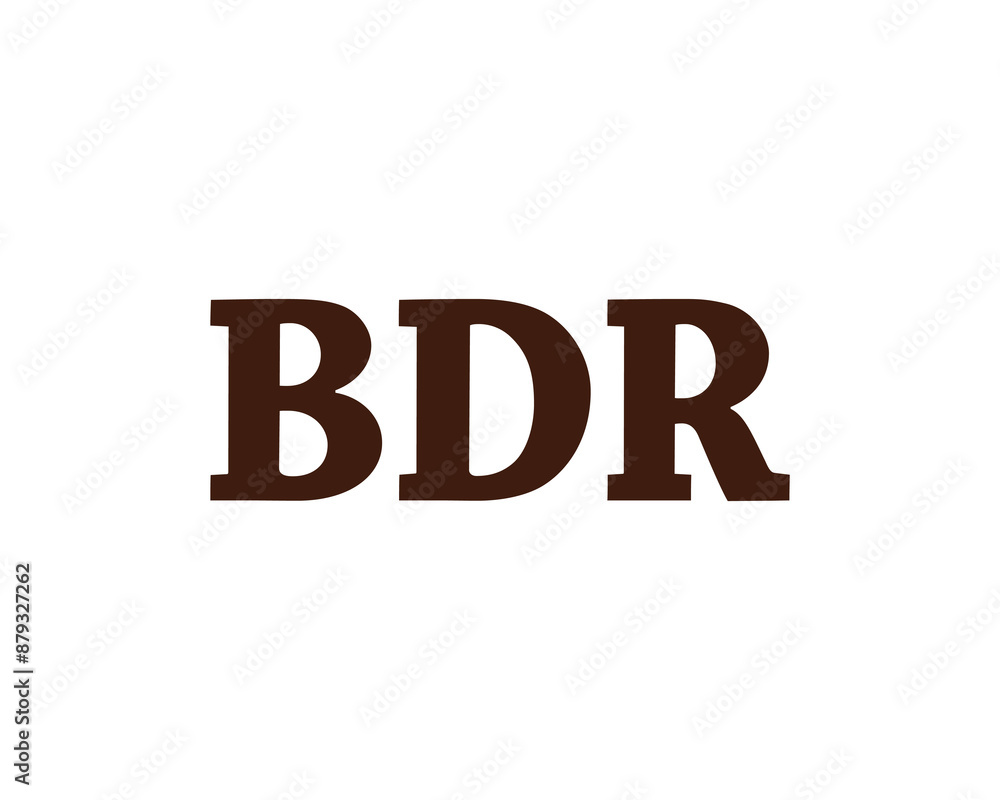BDR logo design vector template. BDR logo design. BDR logo design vector template. BDR logo design.