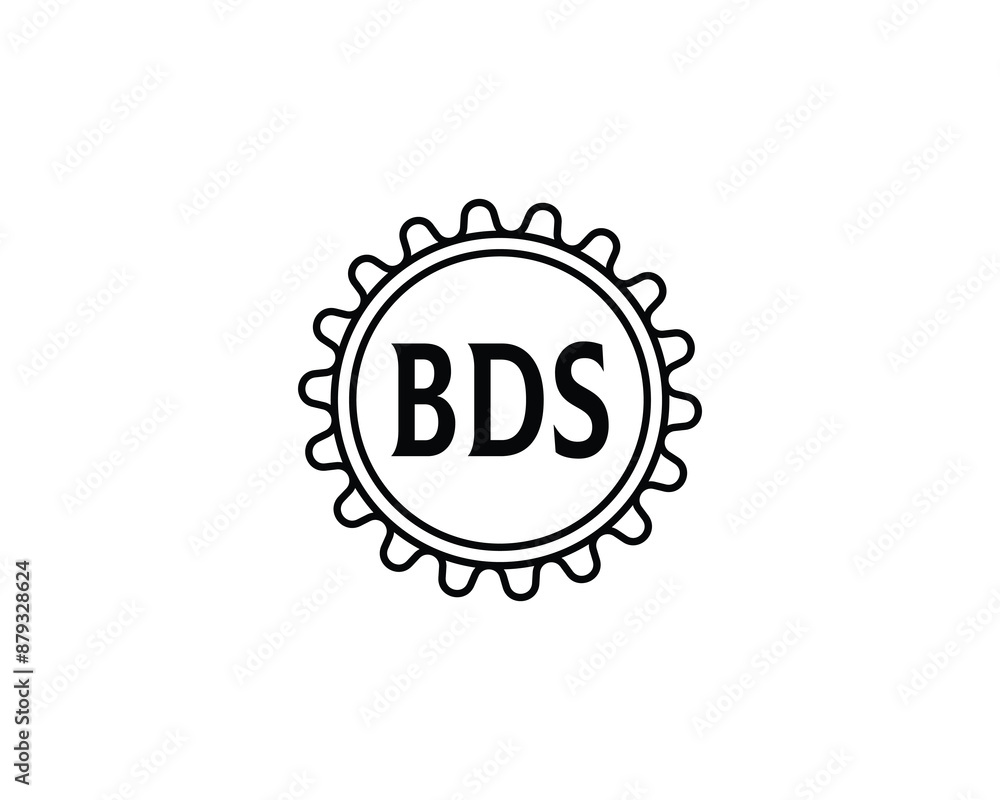 BDS logo design vector template. BDS logo design. BDS logo design vector template. BDS logo design.