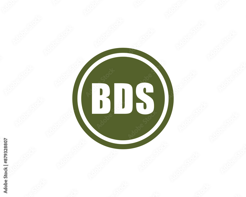 BDS logo design vector template. BDS logo design. BDS logo design vector template. BDS logo design.