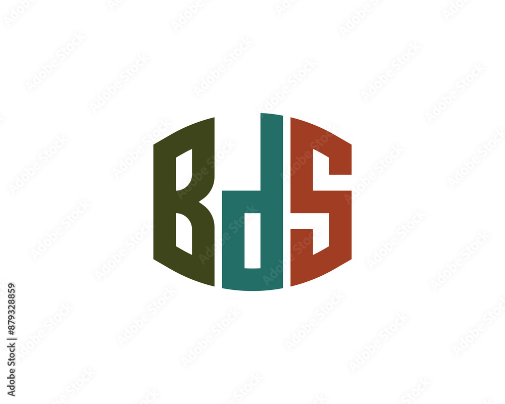 BDS logo design vector template. BDS logo design. BDS logo design vector template. BDS logo design.
