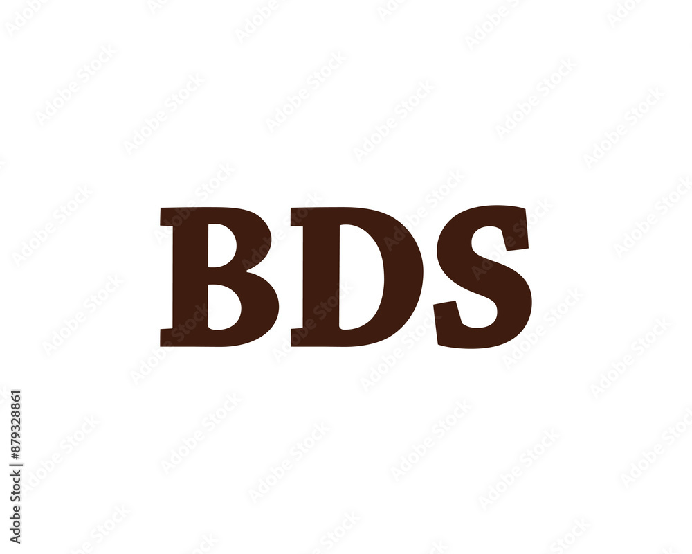 BDS logo design vector template. BDS logo design. BDS logo design vector template. BDS logo design.
