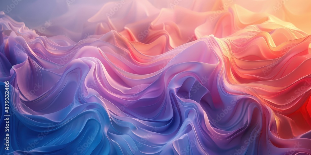 Obraz premium Abstract Colorful Waves