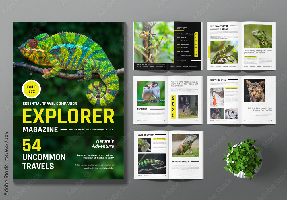 Explorer Kit Template Explorer Template Stock Template | Adobe Stock