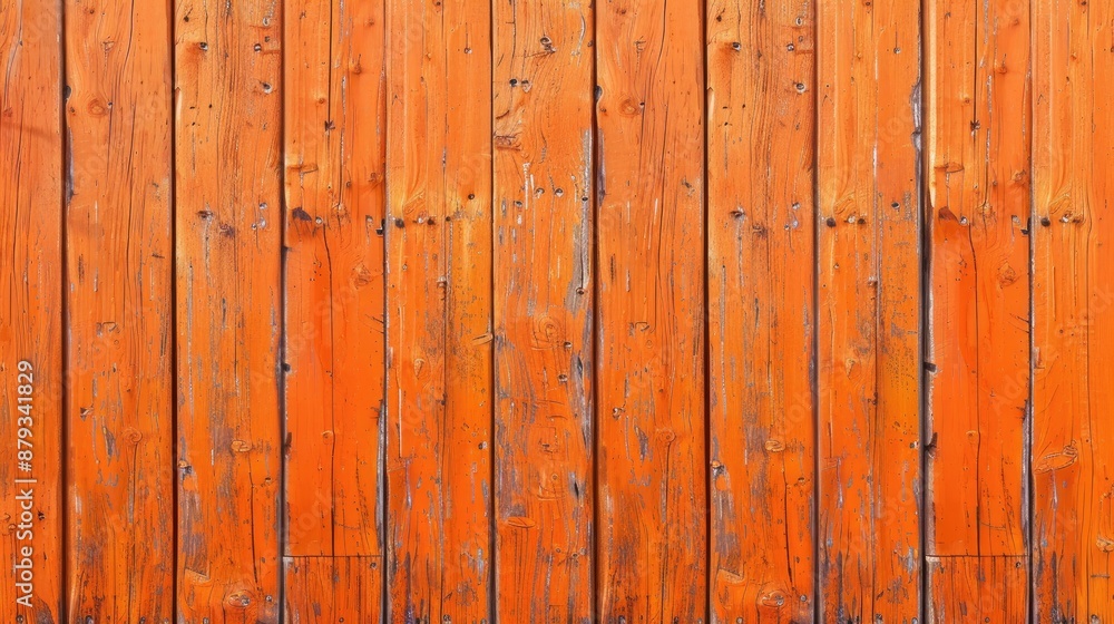 Background of wooden wall in orange Background of wooden wall in orange