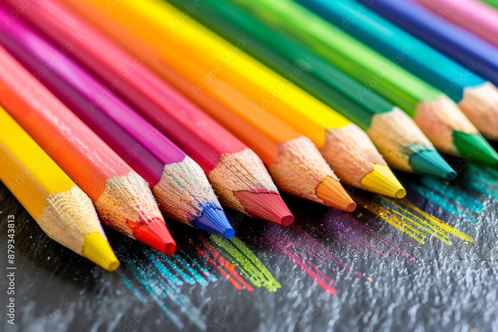 Vibrant Back-to-School Education: Academic Success and Creativity in a Colorful Classroom Setting Vibrant Back-to-School Education: Academic Success and Creativity in a Colorful Classroom Setting