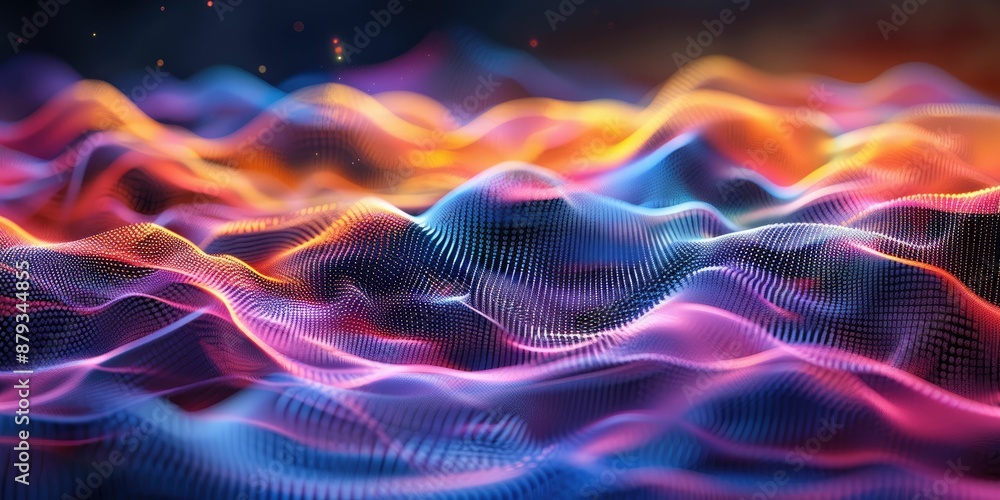 Fototapeta premium Abstract Colorful Wave Background