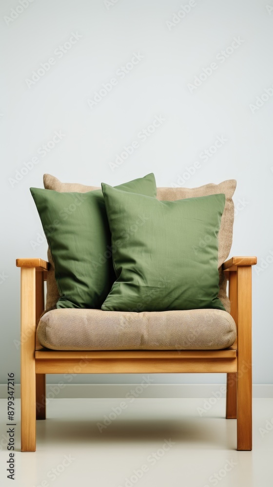 a green chair with a green blanket on it and a green blanket on the back. a green chair with a green blanket on it and a green blanket on the back.
