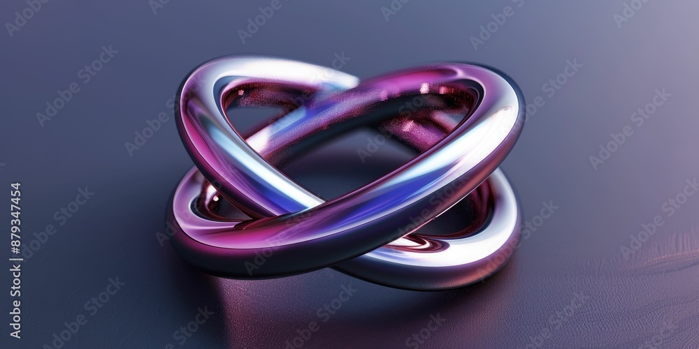 Intertwined Metal Rings