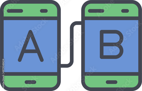 AB Testing Vector Icon