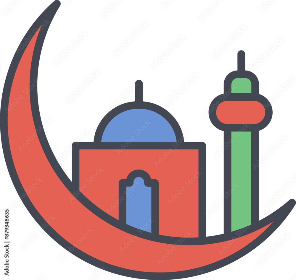 Obraz premium Islamic Star Vector Icon