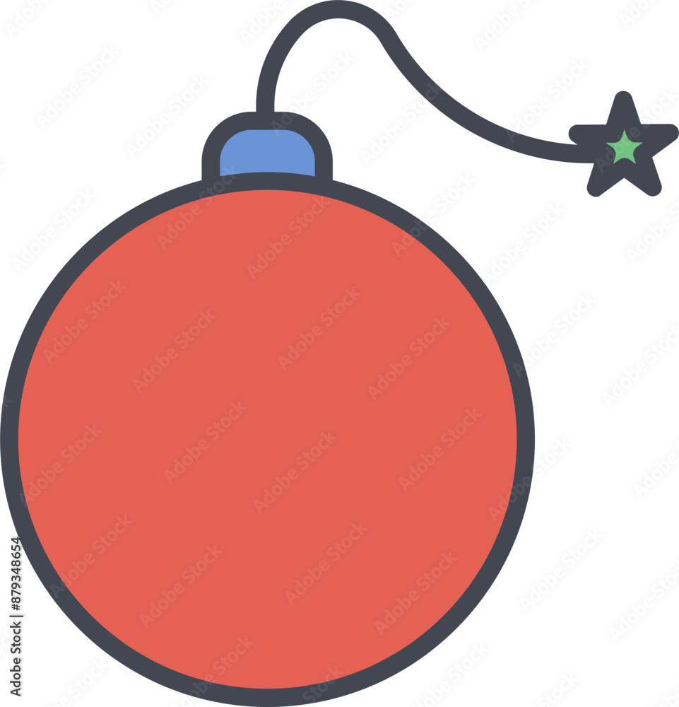 Obraz premium Bomb Vector Icon
