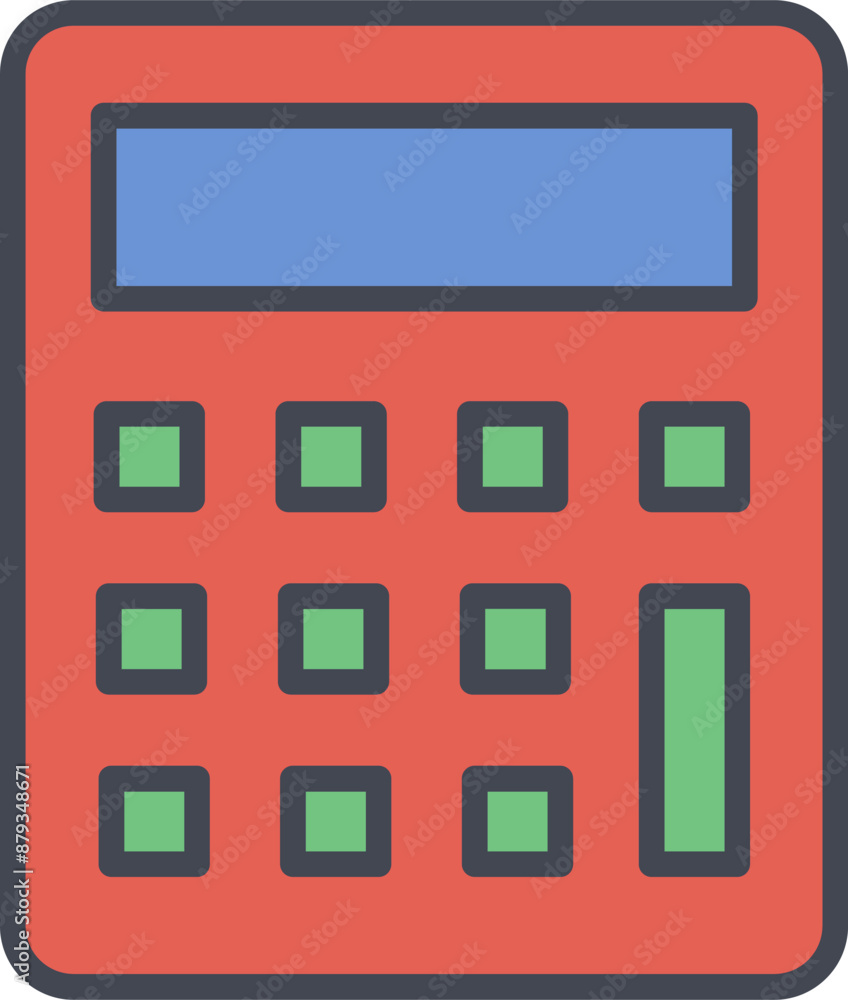 Calculator Vector Icon Calculator Vector Icon