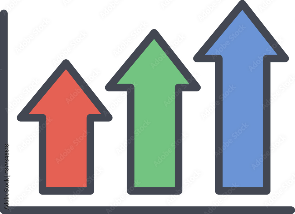 Charts Vector Icon Charts Vector Icon
