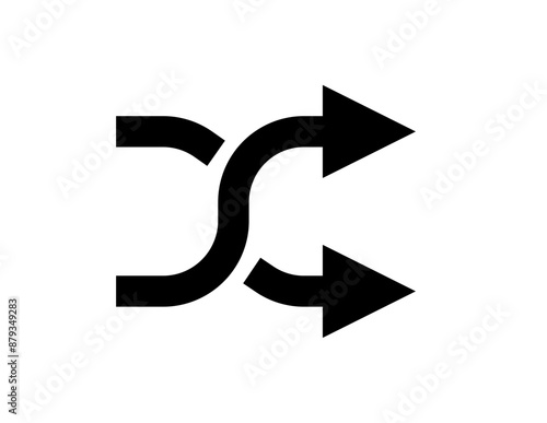 Free Download Shuffle Arrow icon - GFXLoad