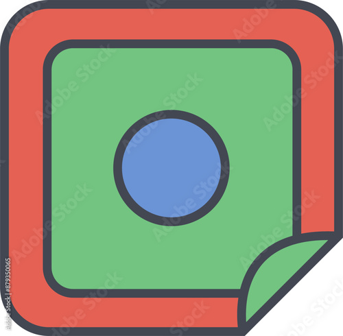 Nicotine Patch Vector Icon