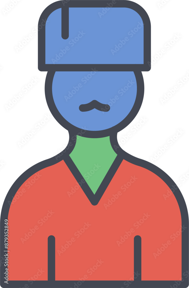 Turkish Man Vector Icon Turkish Man Vector Icon
