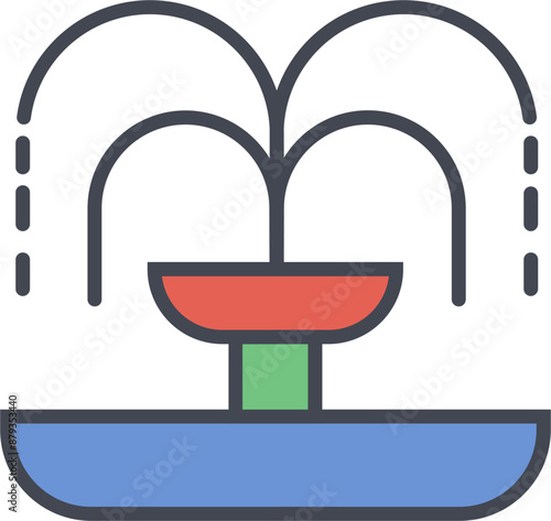 Fountain Vector Icon