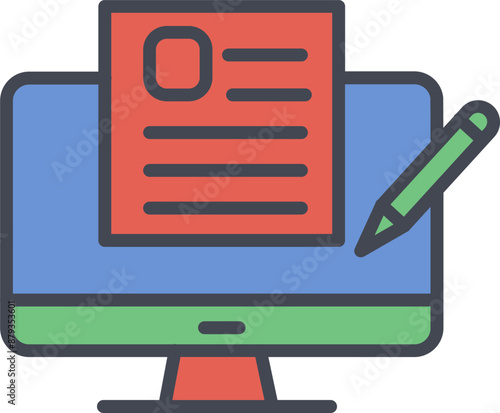 Blog Vector Icon