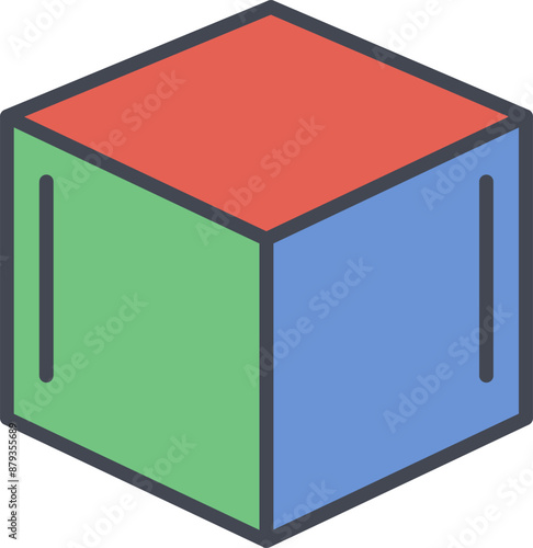 Cubic Design Vector Icon