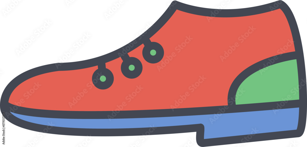Obraz premium Casual Shoes Vector Icon