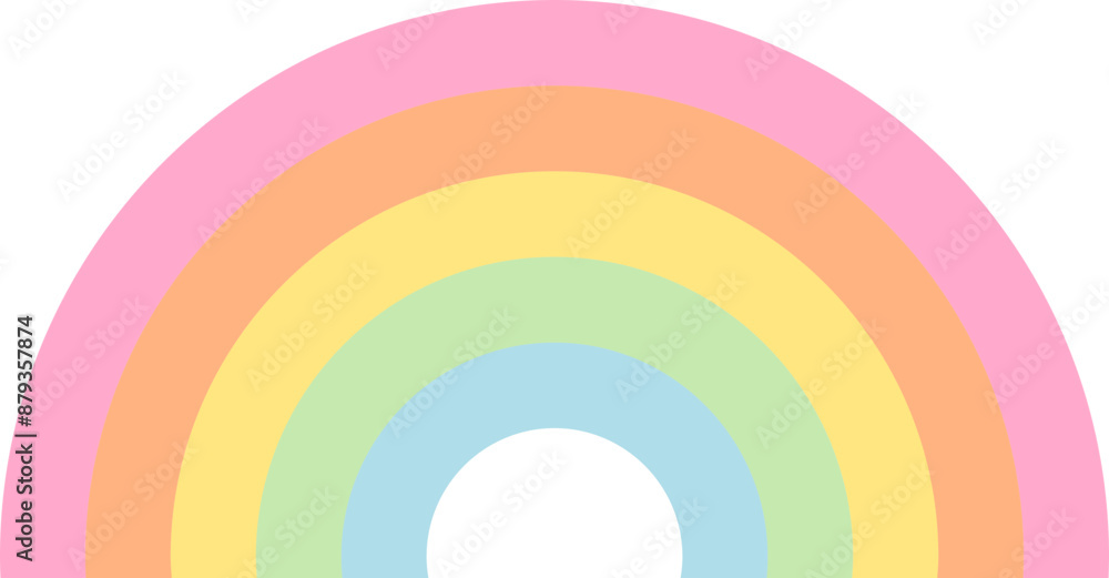 Obraz premium Rainbow Vector Graphic