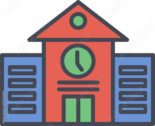 University Campus Vector Icon