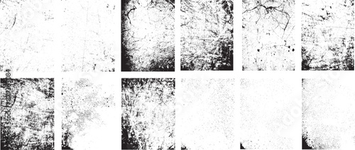 Grunge Urban Backgrounds set.Texture Vector.Dust Overlay Distress Grain ,Simply Place illustration over any Object to Create grungy Effect .abstract,splattered , dirty, texture for your design. 