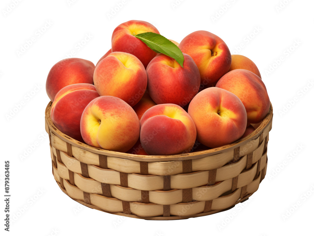 a basket of peaches a basket of peaches