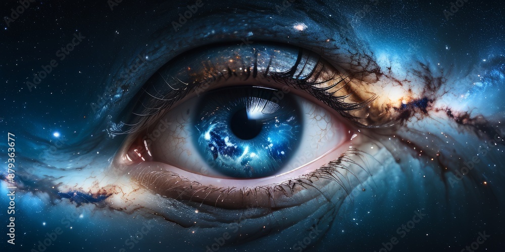 abstraction the all-seeing eye from outer space abstraction the all-seeing eye from outer space