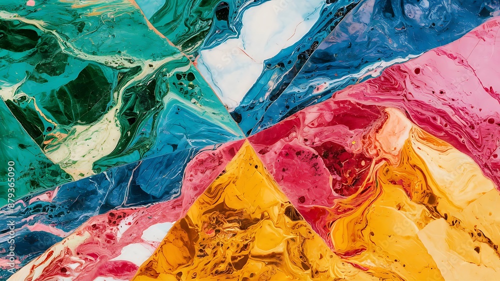 Obraz premium colourful marble texture Background Wallpaper